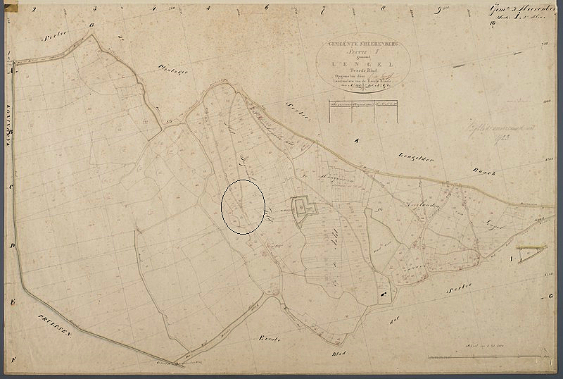 1832 - Kadastrale kaart van Stokkum - 600 en 601