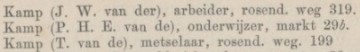 1894 - Adresboek Arnhem - PHE van de Kamp