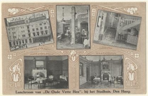 1910 - Briefkaart Oude Vette Hen