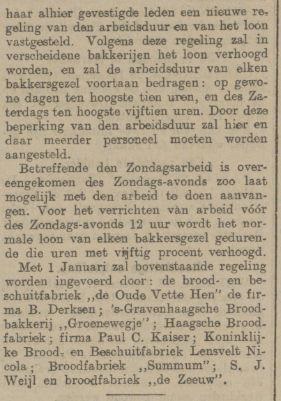 19121230 - Haagsche Courant - akkoord andere arbeidsvoorwaarden-2