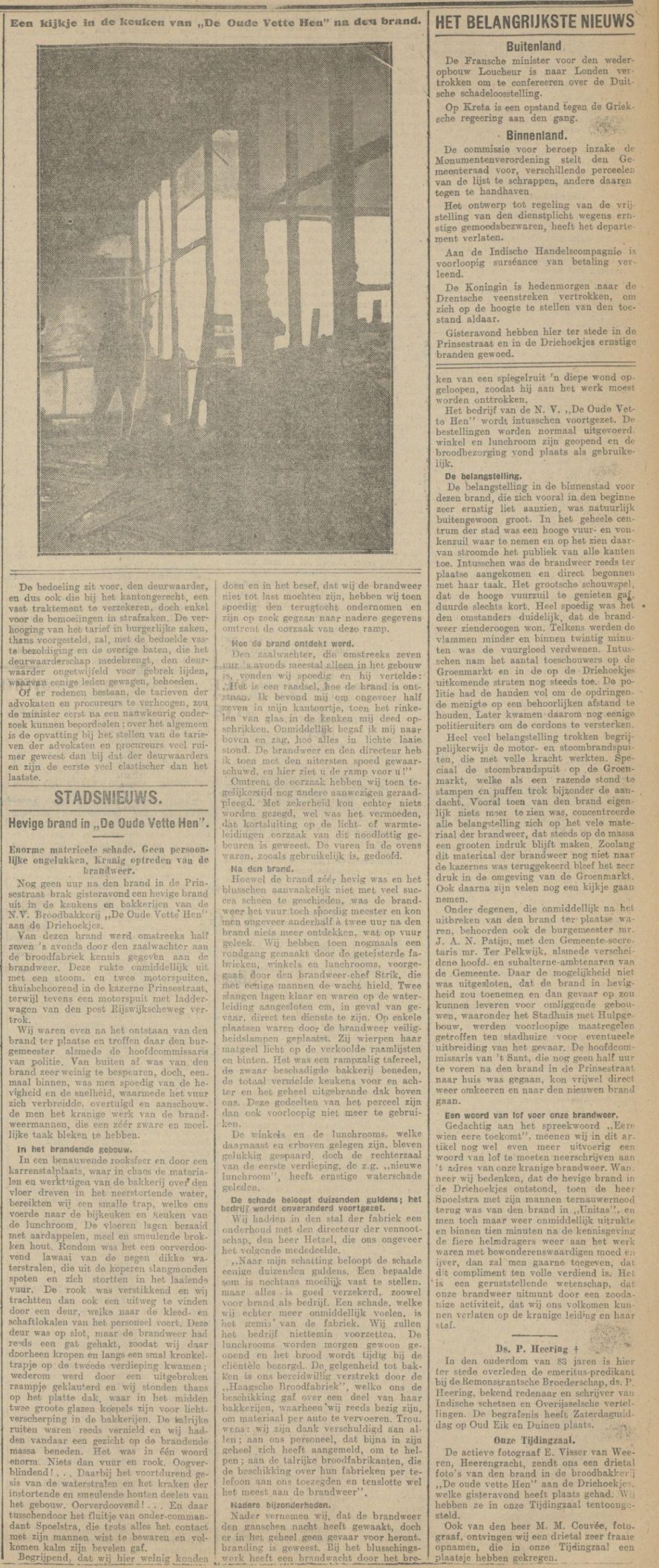 19211208 - Haagsche Courant - Brand