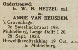 19230929-Middelburgse Courant - ondertrouw