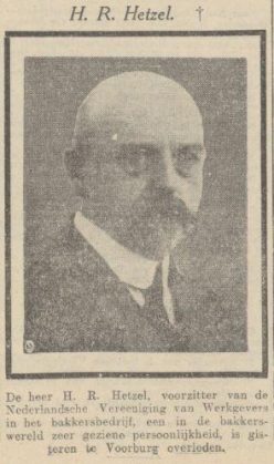 19311121 - overlijden Heinrich in HC met foto