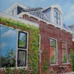 Huisje in Easterein door Paul Smit